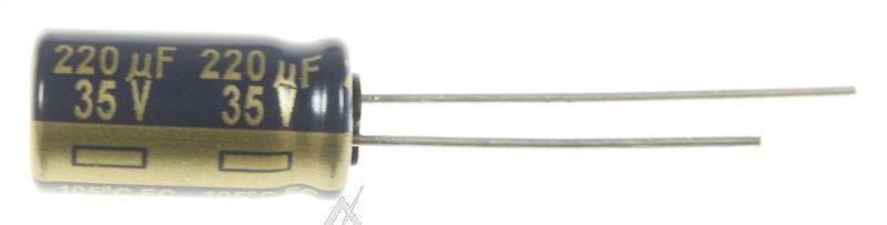220UF-35V ELKO RADIAL PAN 105° 8X15MM -ROHS-