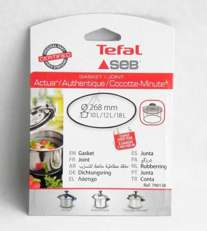 DICHTUNG 10/12/18L, DM = 268MM, INOX/ALU