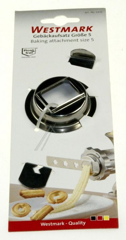 SPRITZGEBÄCKVORSATZ WESTMARK GRÖSSE 5,