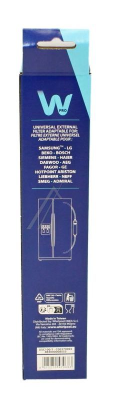 C00379992 484000008553 USC100/1 WASSERFILTER UNIVERSAL OHNE BEFESTIGUNGSMATERIAL