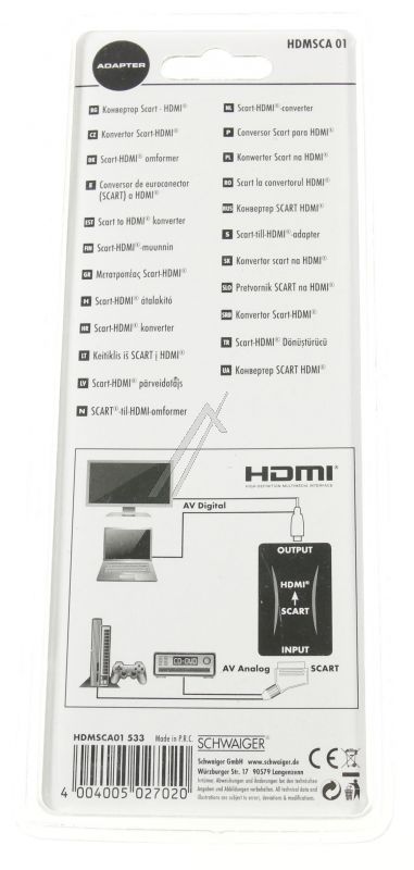HDMSCA01 533 KONVERTER SCART AUF HDMI