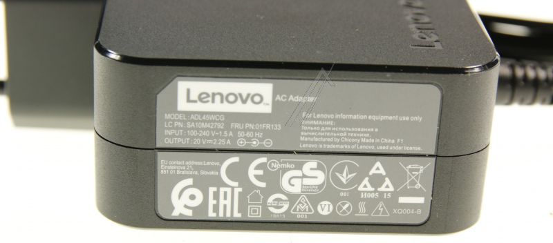 01FR133 01FR133 AC-ADAPTER ADL45WCG 20V 2.25A