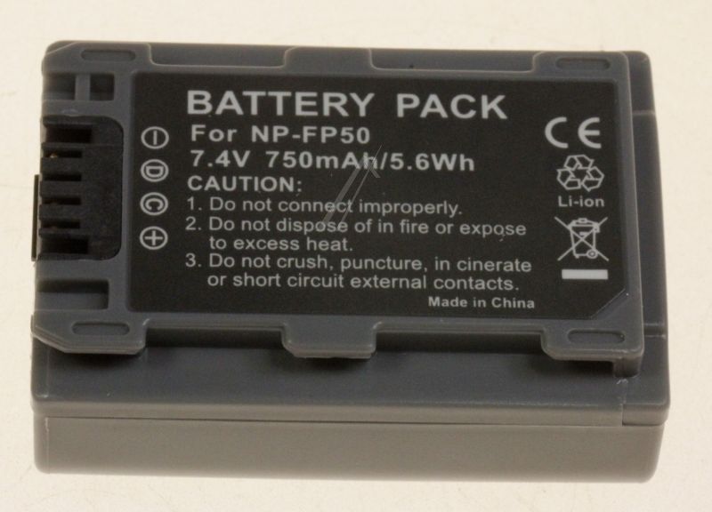 CAMCA72067 7,4V-750MAH LI-ION CAMCORDER AKKU GRAU