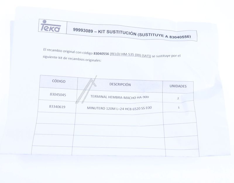 99993089 UHR HM-535 S98