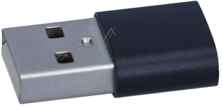 USB-A ADAPTER, USB-C BUCHSE, 2.0, SLIM, METALL