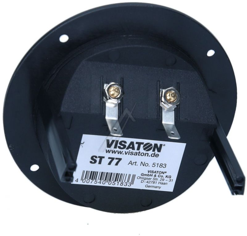 ST77 5183 78MM-SCHRAUB-TERMINAL, RUND, VERGOLDET FÜR LAUTSPRECHER