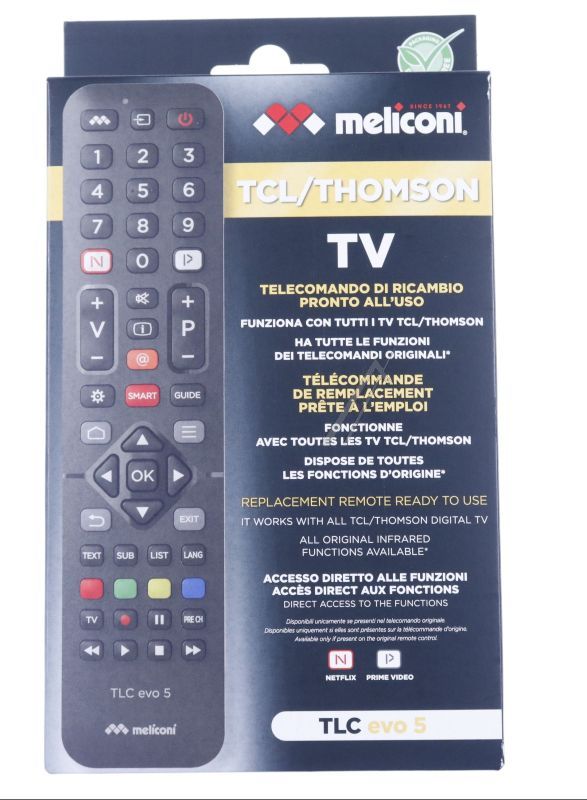 EVO.5 808045 FERNBEDIENUNG FÜR TV THOMSON/TCL MIT FUNKTIONEN