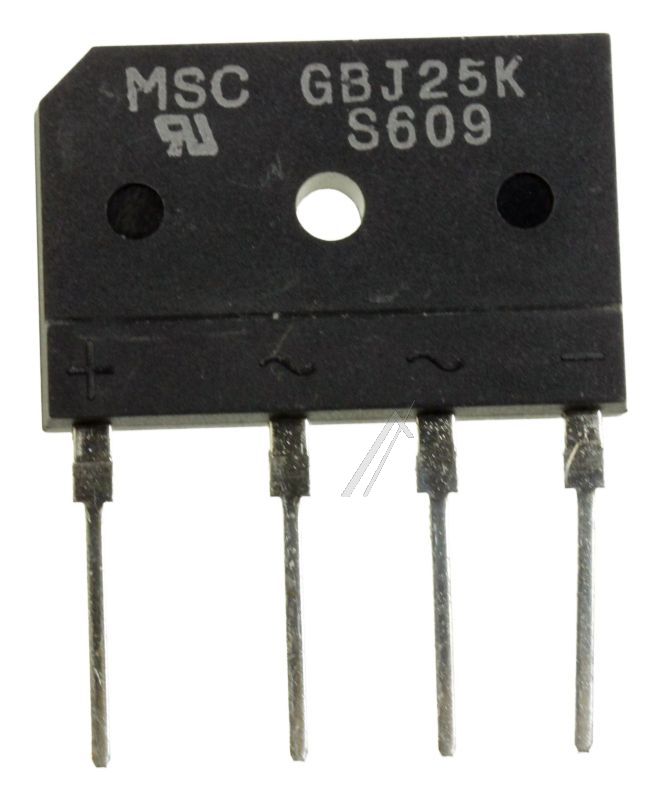 GBJ2508 BRÜCKENGLEICHRICHTER, 25A 800V -ROHS-KONFORM