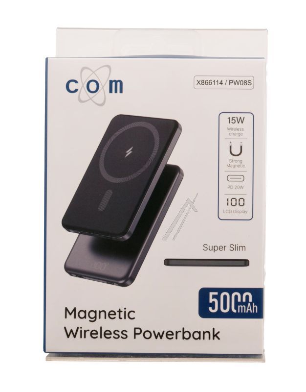 PW08S POWERBANK USB-C PD QI MAGSAFE 5000MAH