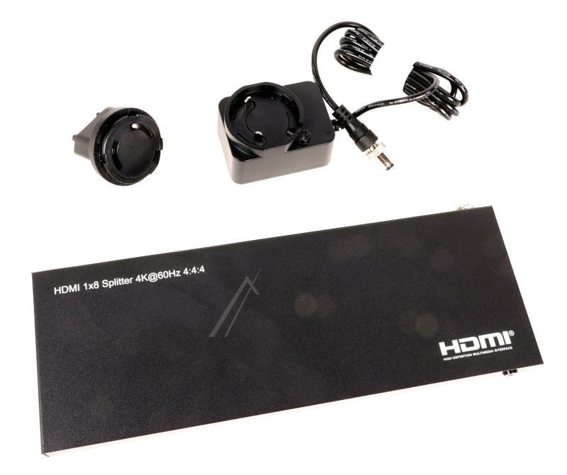 HDMI-SPLITTER 1X8, 4K@60HZ, HDCP 2.3, EDID-STEUERUNG (KOPIE, AUTOMATIK, DOWNSCALER)