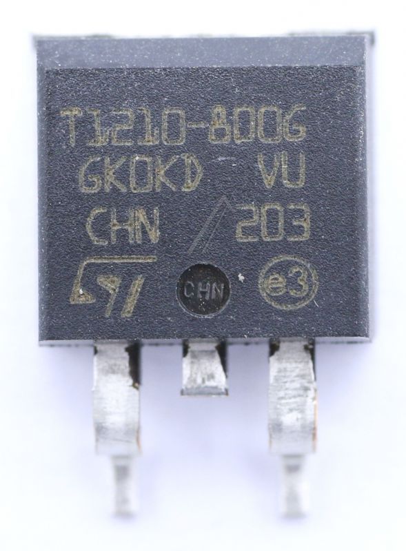T1210-800G TRIAC, 12A 800V, SMD D2PAK