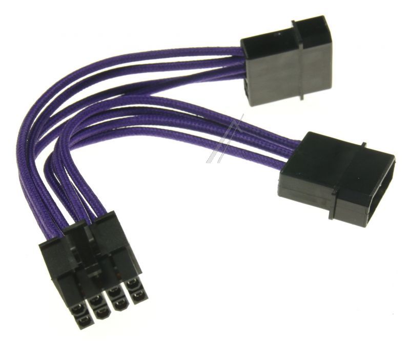 83703 STROMKABEL 8PIN EPS > 2 X 4PIN TEXTILUMMANTELUNG VIOLETT