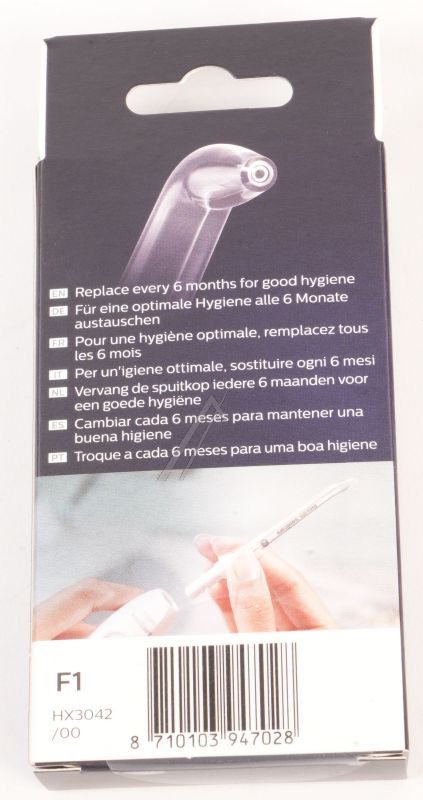 881304200680 HX3042/00 PHILIPS SONICARE F1 STANDARDDÜSE MUNDDUSCHE DÜSE
