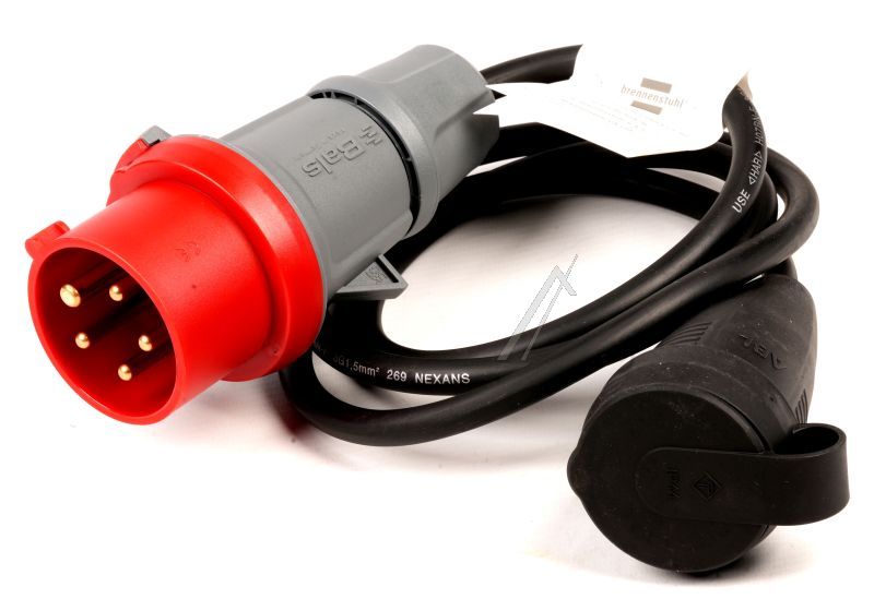 1132960 ADAPTERKABEL/ADAPTERLEITUNG 400V/16A MIT CEE-STECKER (1,5M H07RN-F 3G1,5, FÜR DEN EINSATZ IM AUSSENBEREICH IP44)