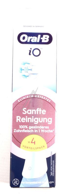 80849383 ORAL-B AUFSTECKBÜRSTEN IO SANFTE REINIGUNG 4ER