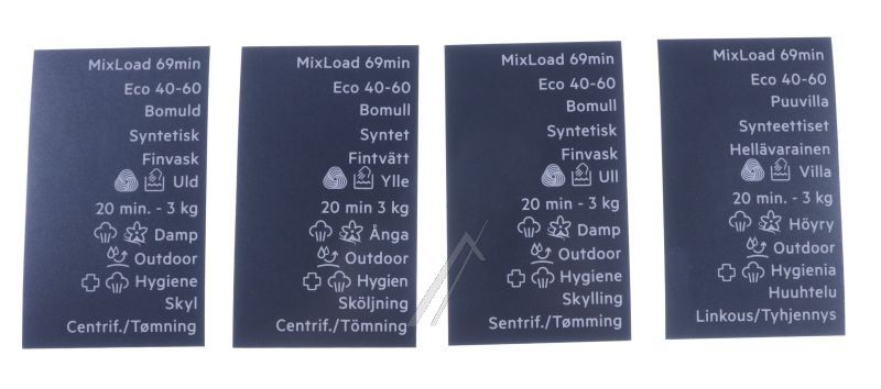 140233656135 PROGRAMMSCHEIBE, KNOPF, SELBSTKLEBEND