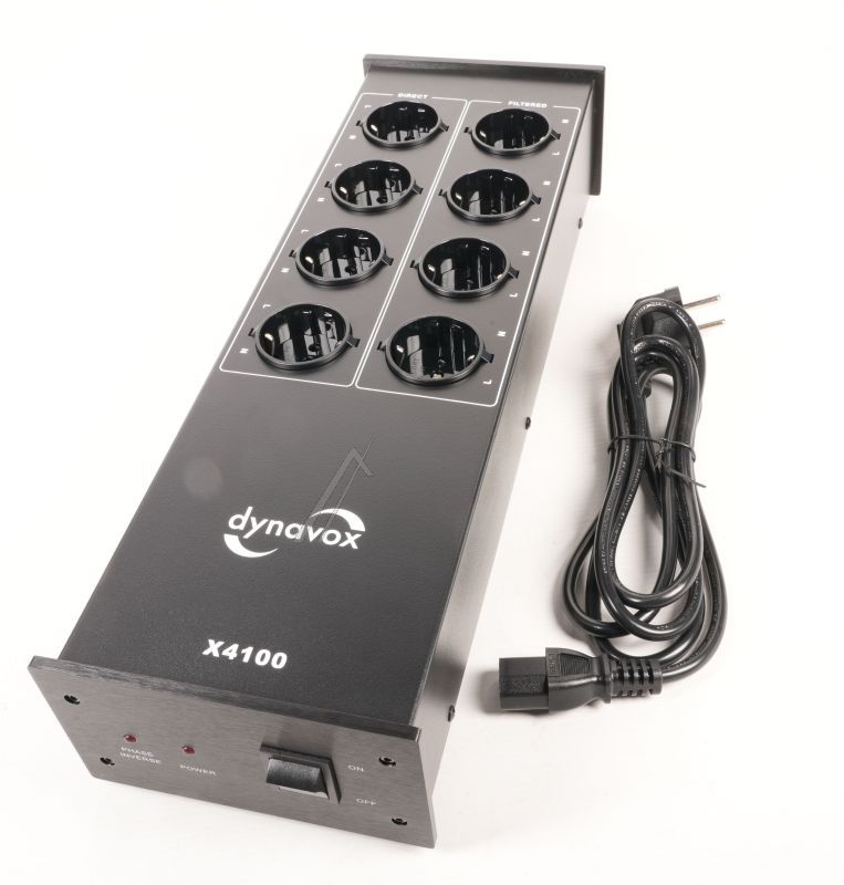 X4100B 207410 HIFI-STECKDOSENLEISTE, SCHWARZ