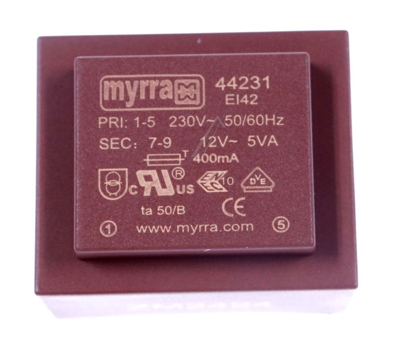 12V-417MA 44231 PRINTTRAFO 230V EI42/5,0VA