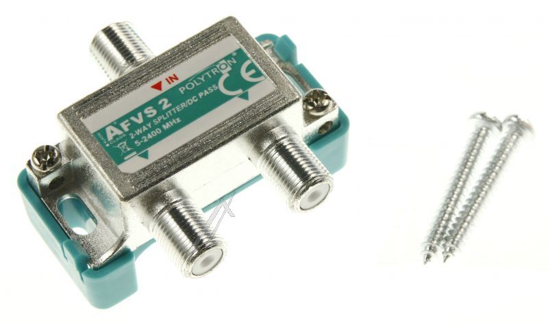 FVS 2 3061500 F-VERTEILER SAT 5-2400MHZ, 2-FACH, DC-DURCHGANG