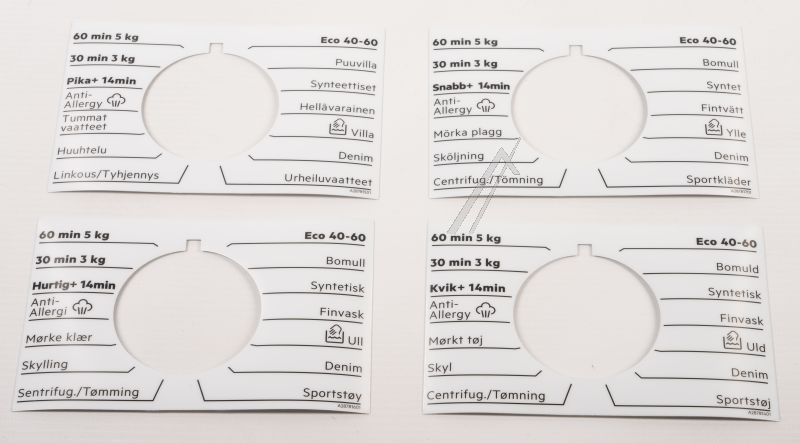 140281078026 PROGRAMMSCHEIBE, KNOPF, SELBSTKLEBEND