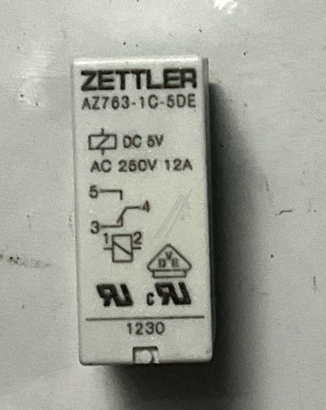 5VDC 12A-250VAC AZ763-1C-5DE RELAIS 1 WECHSLER