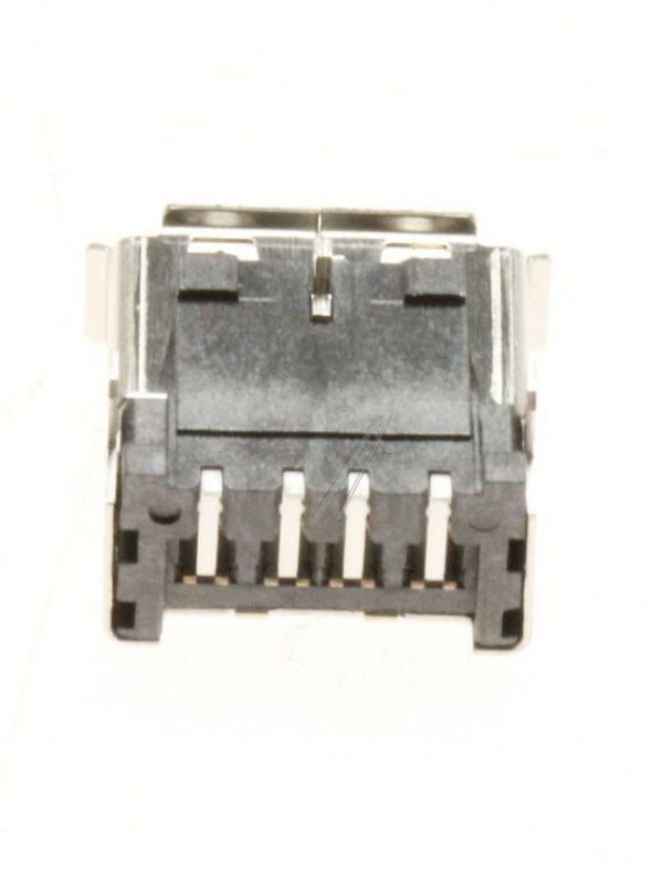 3722-003457 JACK-USB 4P/1C, NI, BLK, A