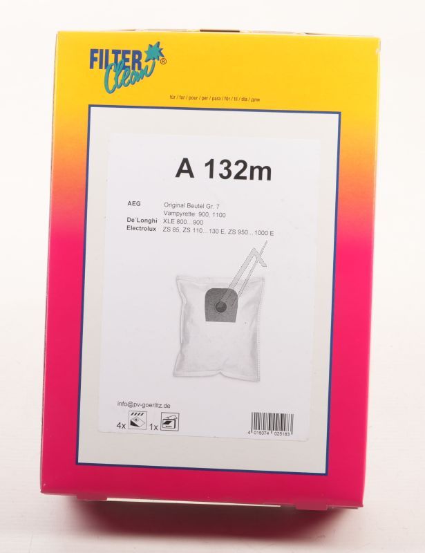 A132M FL0720-K STAUBSAUGERBEUTEL