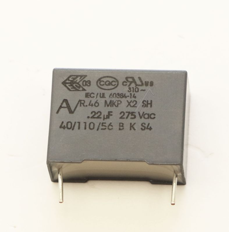 0,22UF-275V R46KI322000M2M MKP-X2 ENTSTÖRKONDENSATOR RM=15, 220NF -ROHS-