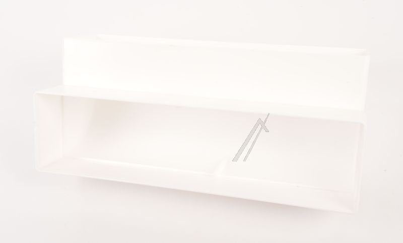 T-RBV 1 125 4021044 BREITKANAL-ROHRBOGEN VERTIKAL 90° WEISS 218X55MM