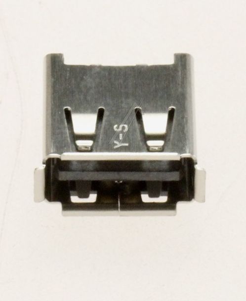 3722-003457 JACK-USB 4P/1C, NI, BLK, A