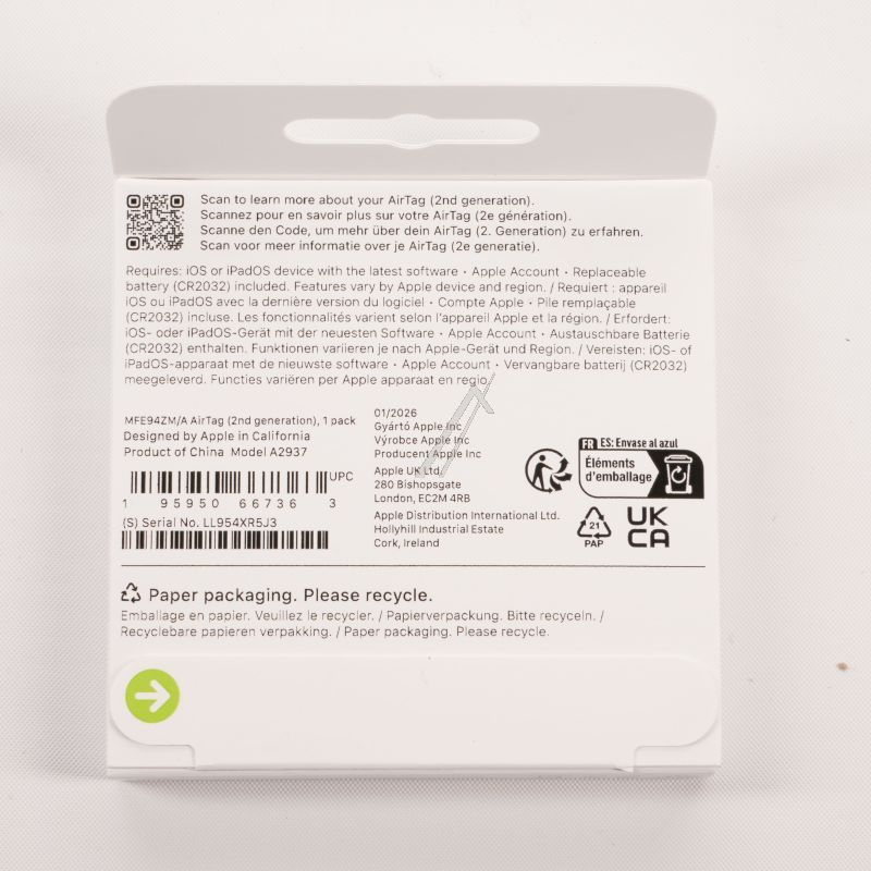 MFE94ZM/A AIRTAG (2. GENERATION) 1ER-PACK