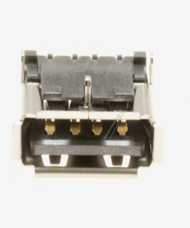 3722-003457 JACK-USB 4P/1C, NI, BLK, A