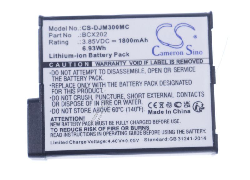 3,85V-1800MAH LI-ION KAMERAAKKU ALTERNATIV FÜR DJI OSMO ACTION 3 UND 4 UND 5 PRO