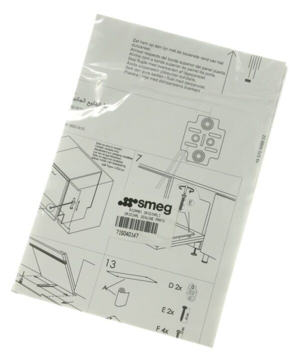 Türbefestigung Beko 4921510100 für Kühlschrank, 45,95