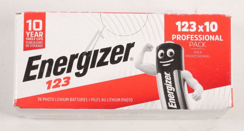 CR123A E304530700 ENERGIZER SPEZIALBATTERIE / LITHIUM FOTO 123 DP 10 STÜCK