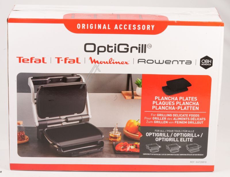 XA728810 OPTIGRILL+ ELITE PLANCHA PLATTE