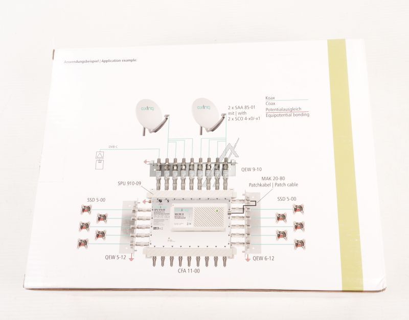 SPU 910-09 SPU91009 AKTIVER MULTISCHALTER 9 IN 10 SAT UND TERRESTRISCH AKTIV