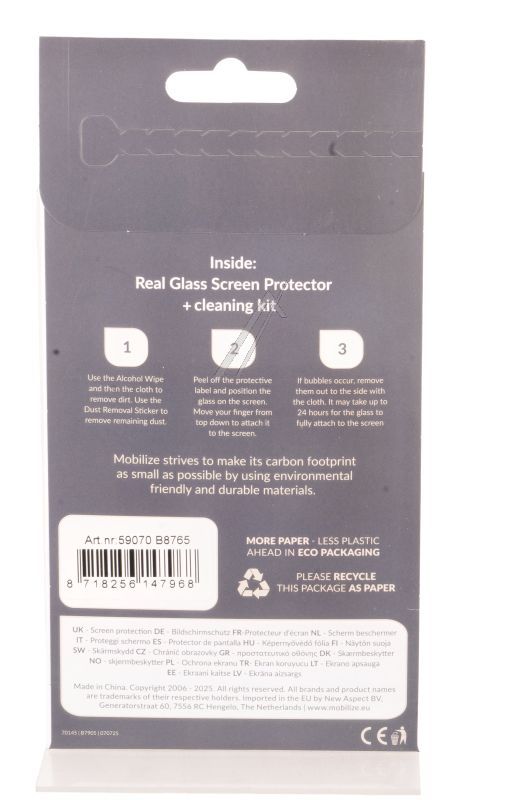 59070 MOBILIZE GLASS SCREEN PROTECTOR SAMSUNG GALAXY S26 5G