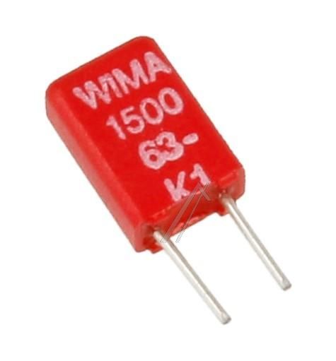 1500PF-63V MKS02-KONDENSATOR RM=2,5MM