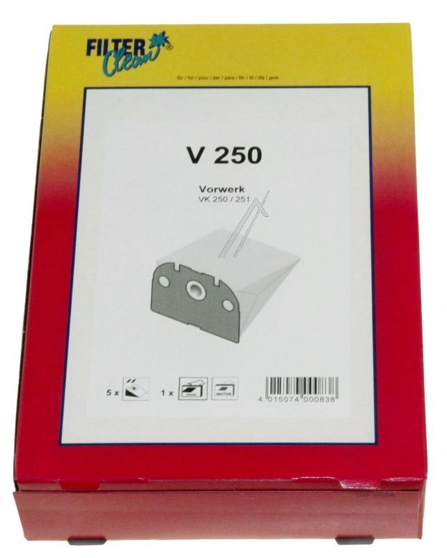 V250 000149-K STAUBSAUGERBEUTEL 5 STÜCK
