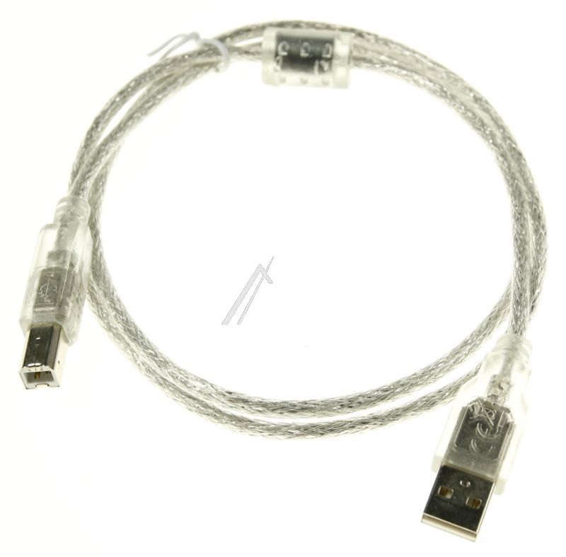 83892 KABEL USB2.0 TYP-A STECKER > USB2.0 TYP-B STECKER 1M TRANSPARENT