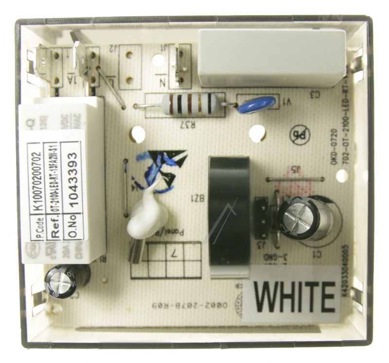 32040567 TIMER DIGITAL KOMPLETT WEISS TC CRYSTAL OKIDA