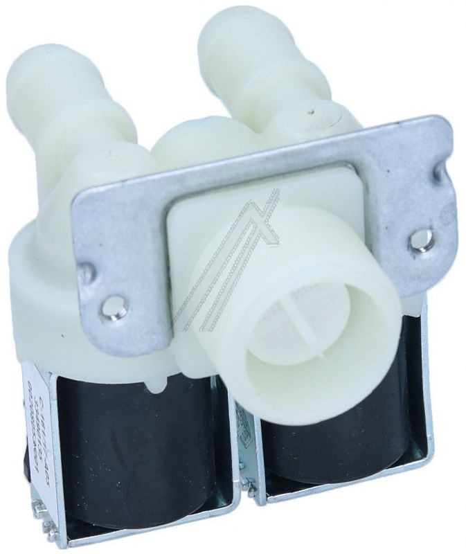 EINLAUF-ELEKTROVENTIL 2-FACH 180° 2X15MM AUSLAUF