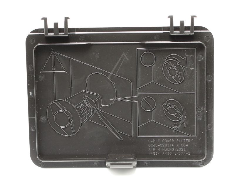 DC63-02831C FILTERABDECKUNG U-PJT ABS T2 SCHWARZ BLACK CAVIAR