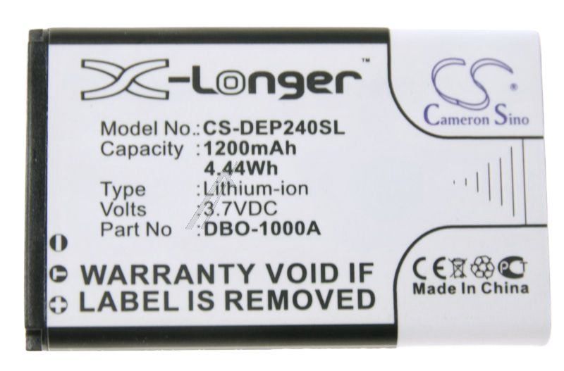 3,7V-1200MAH LI-ION PHONE AKKU ALTERNATIV FÜR DORO