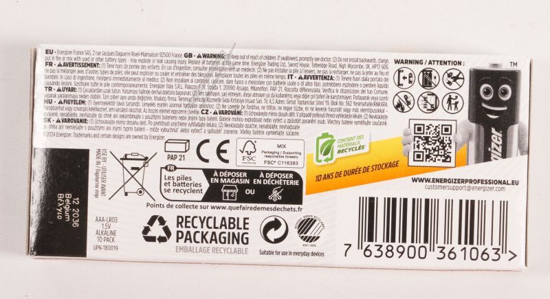 LR03 E300582412 INDUSTRIAL BATTERIE MICRO (AAA) 10 STÜCK