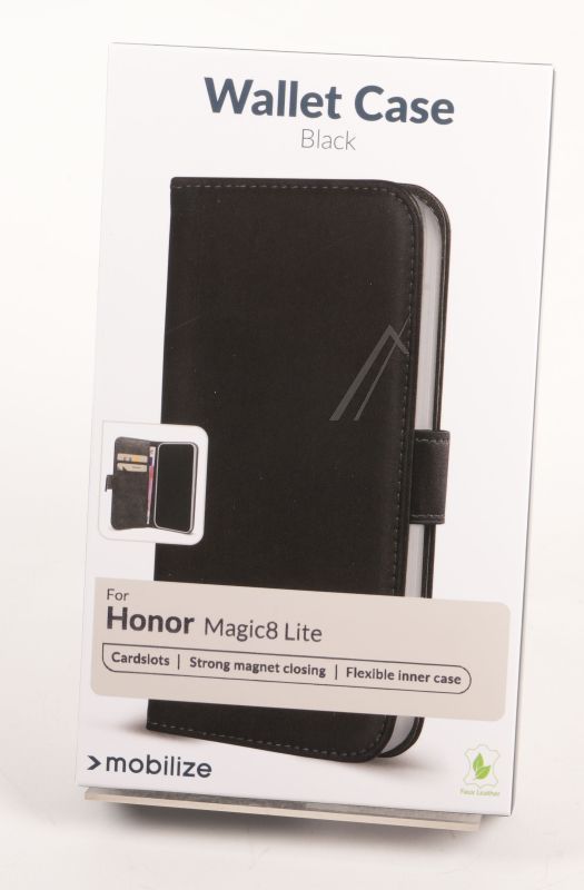 82035 MOBILIZE CLASSIC GELLY WALLET BOOK-HÜLLE HONOR MAGIC 8 LITE SCHWARZ